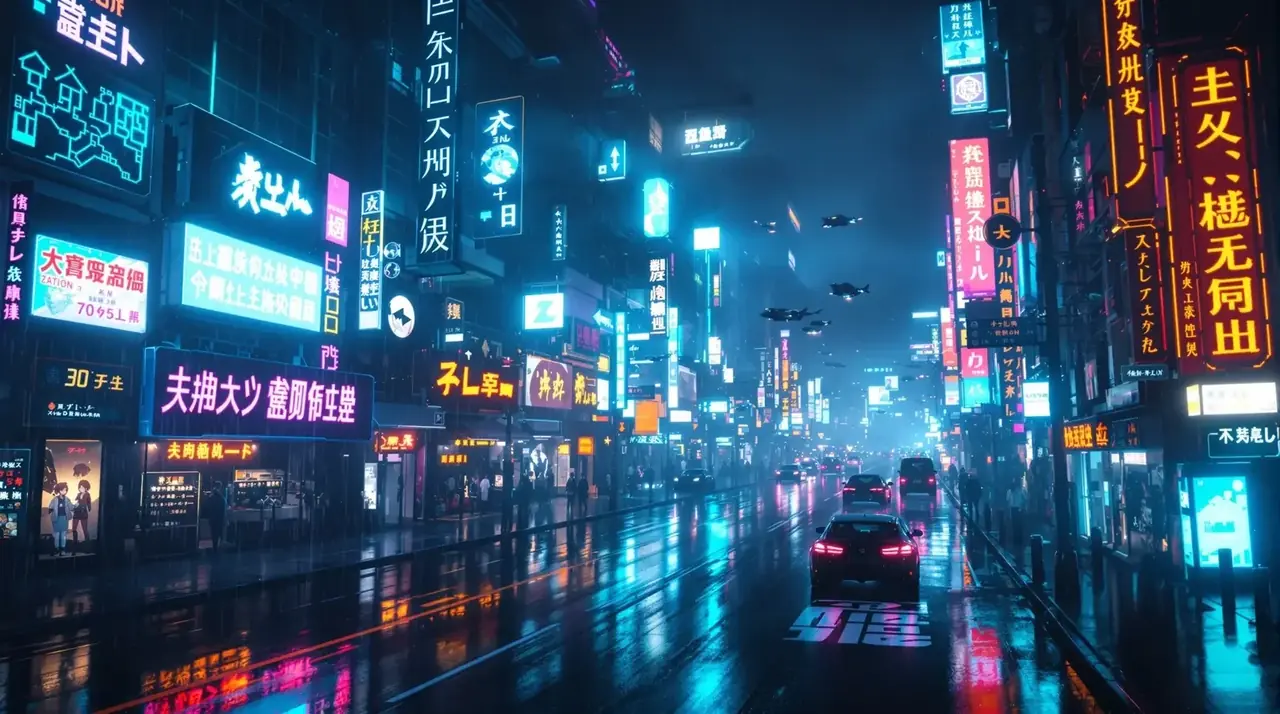 动漫大全 数字街区赛博番剧首屏背景